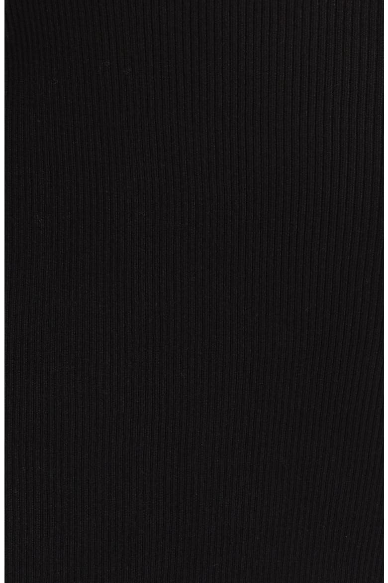 Carrie Off Shoulder Knit Dress, Alternate, color, BLACK