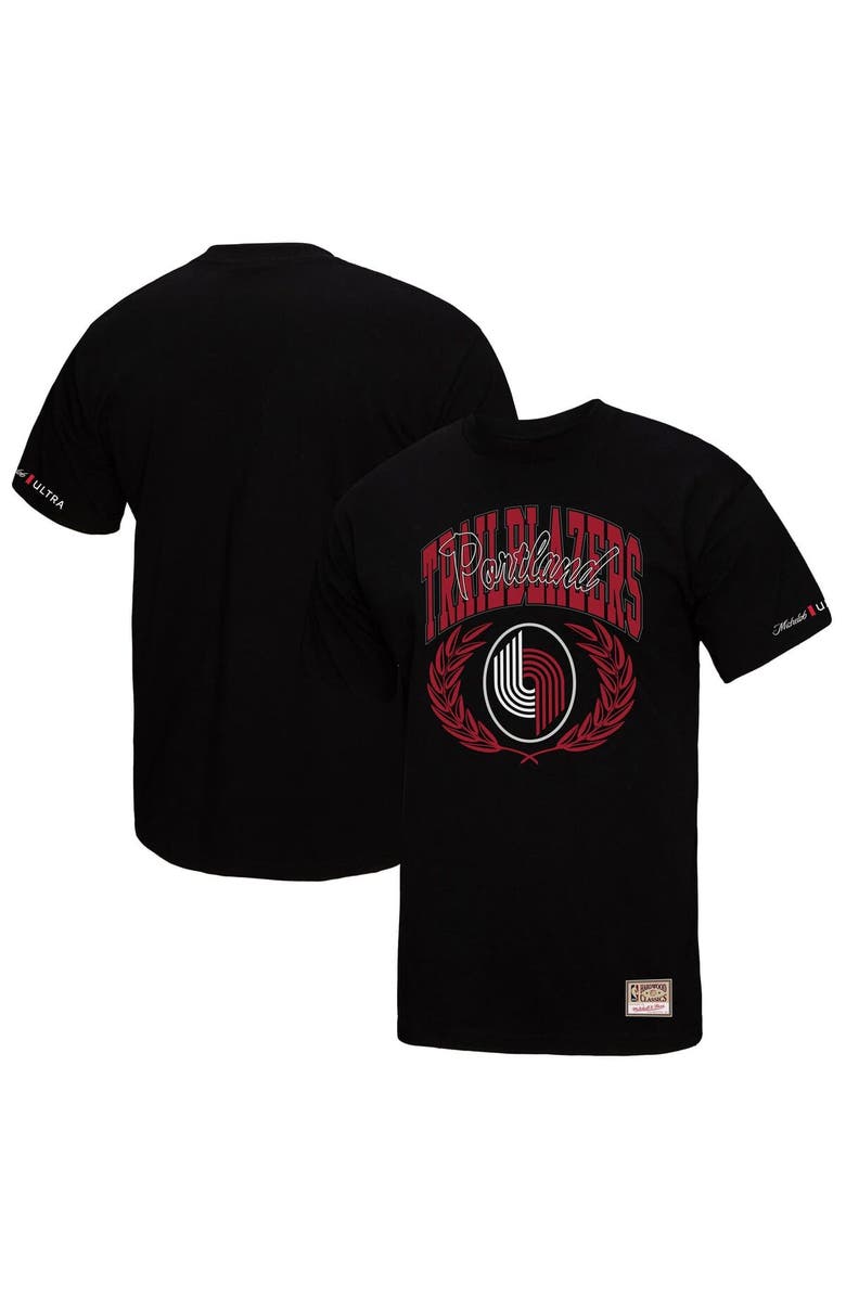Mitchell & Ness Men's Mitchell & Ness Black Portland Trail Blazers NBA x Michelob Ultra Rewind II T-Shirt, Alternate, color, Black