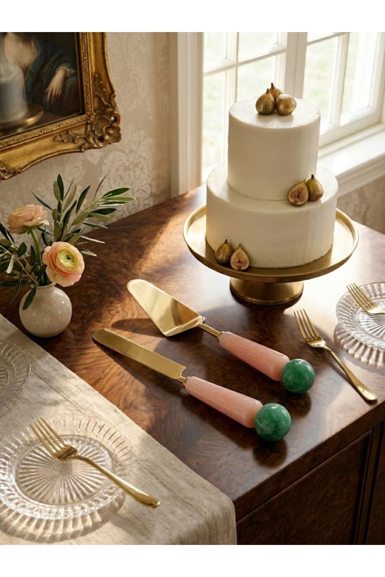 Copenhagen Cake Servers, Set of 2, Alternate, color, Multicolored