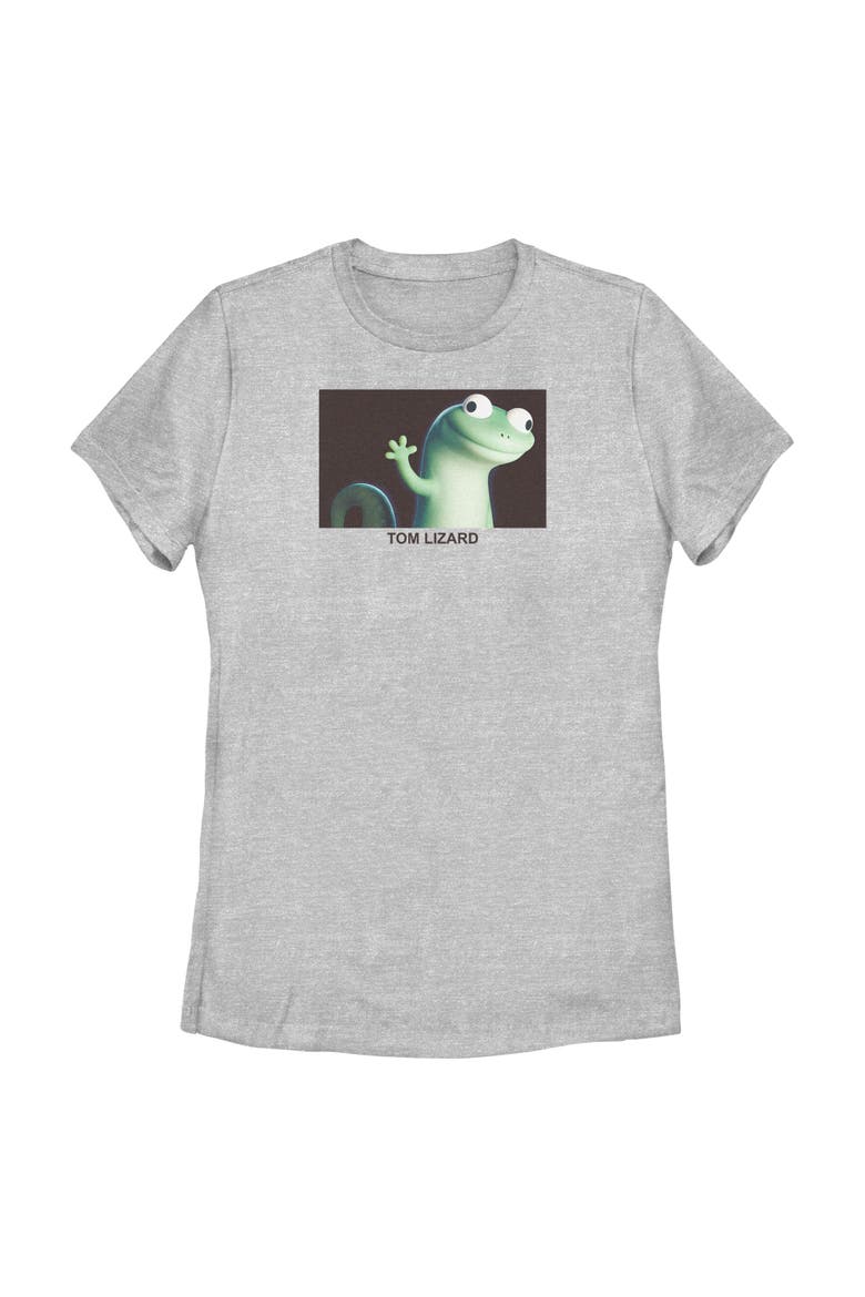 Women's Hoppers Tom Lizard Happy Portrait  Graphic T-Shirt, Main, color, Athletic Heather