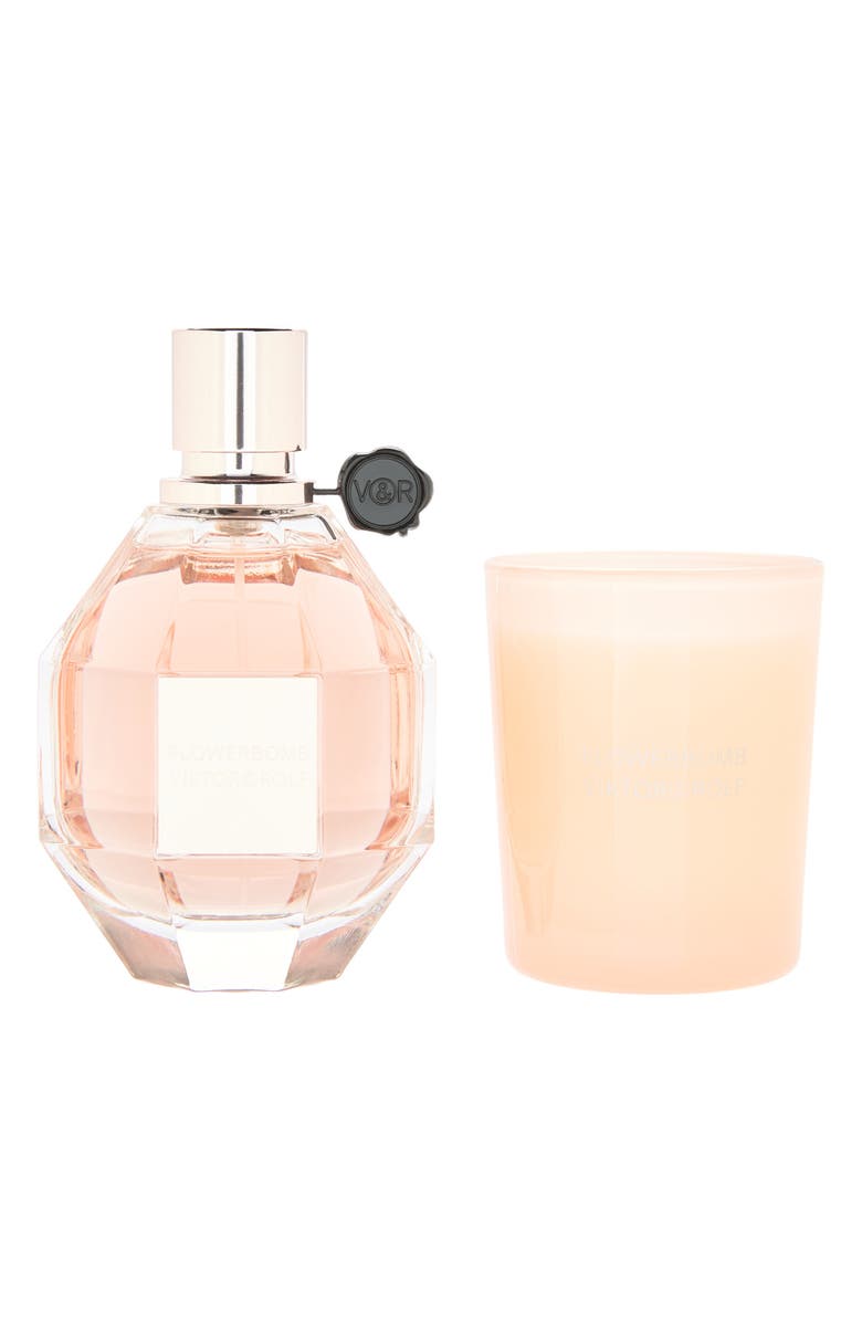 Viktor&Rolf Flowerbomb Eau de Parfum & Candle Gift Set, Main, color, 