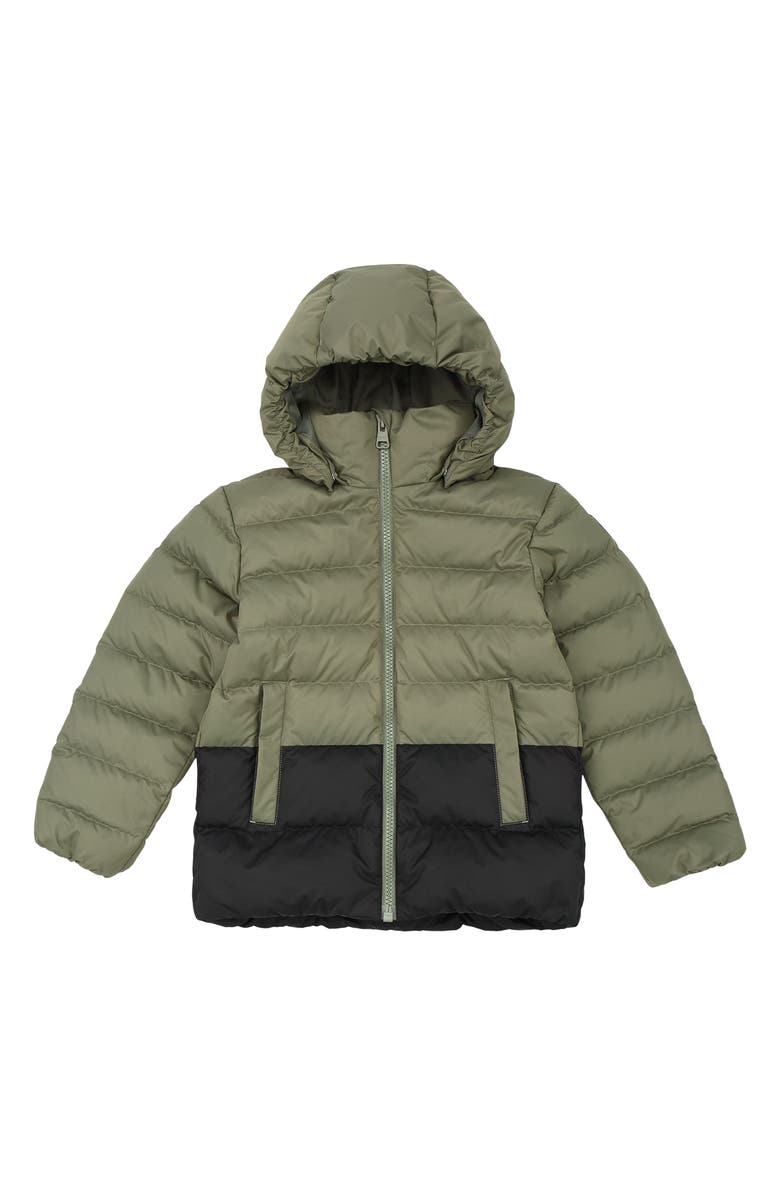 Reima Kids' Amund Down Water Repellent Hooded Jacket, Main, color, 