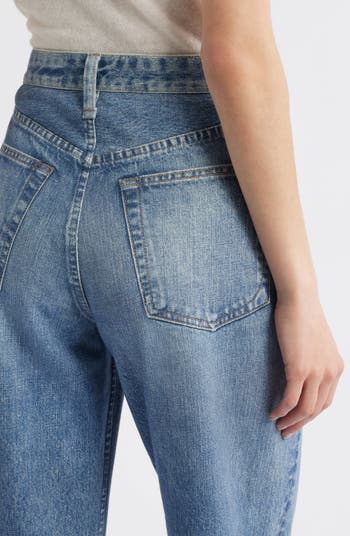 Miramar Andi High Waist Ankle Wide Leg Cotton Terry Sweatpant Jeans