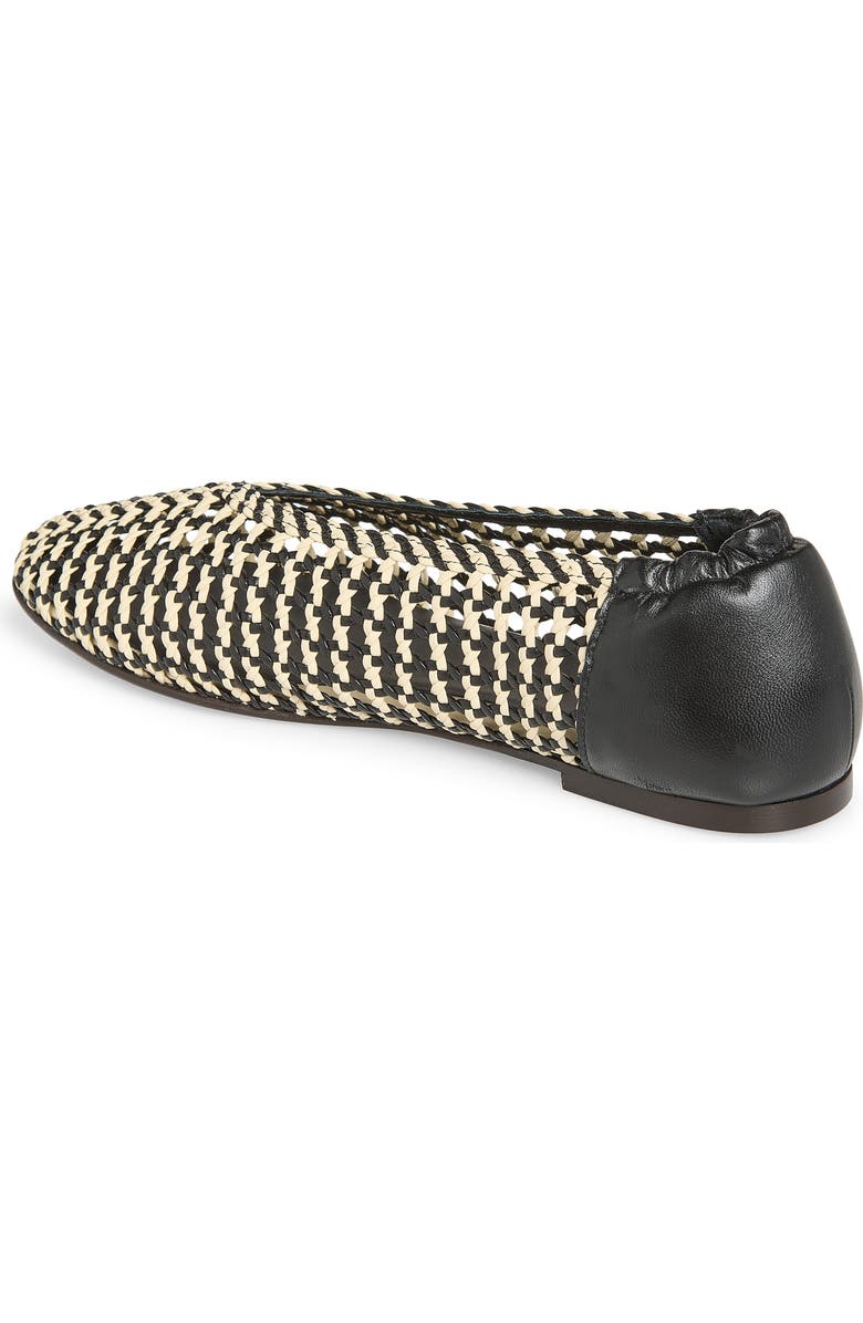 Freda Salvador Woven Ballet Flat, Alternate, color, Vanilla Woven Calf