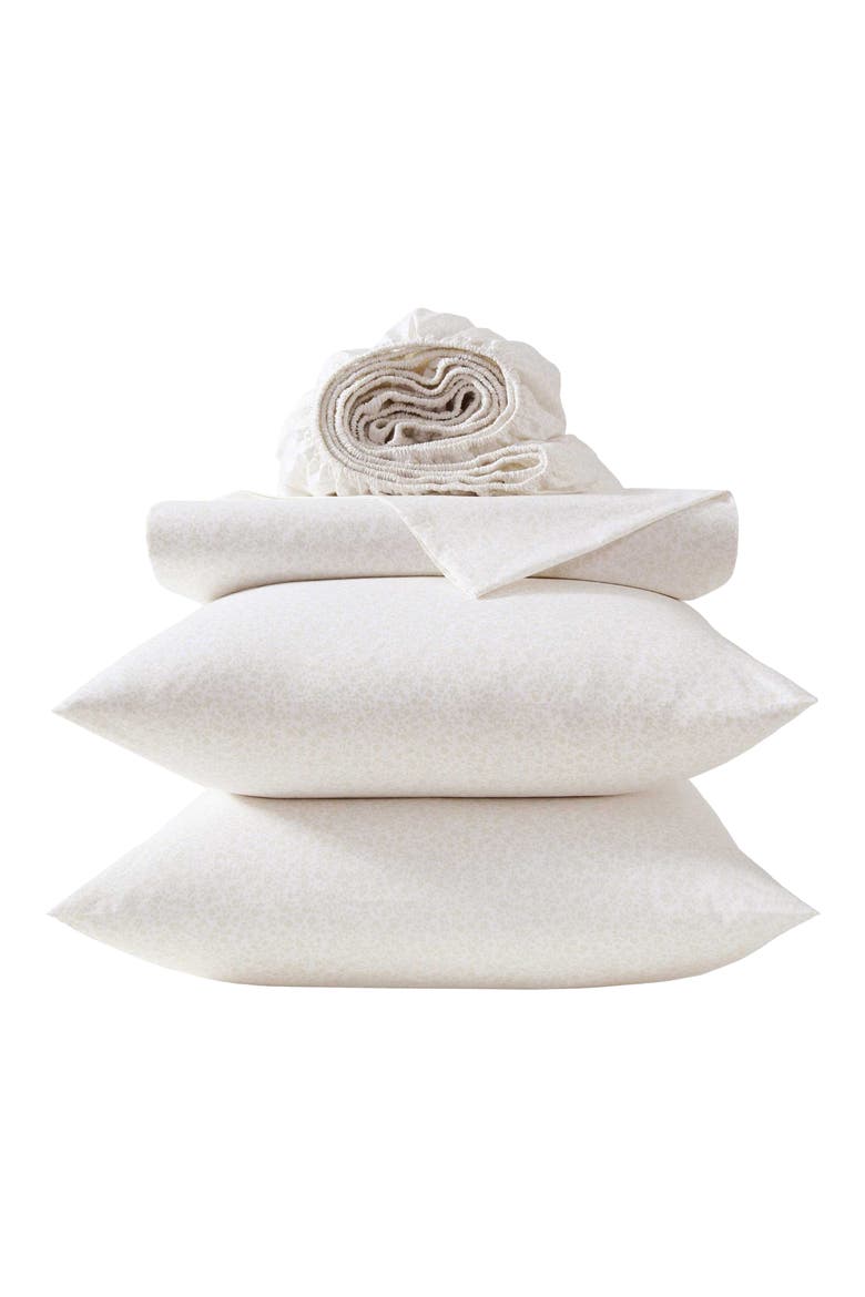 Chelsie Vine 200 Thread Count Cotton Percale Sheet Set, Alternate, color, IVORY CHELSIE VINE