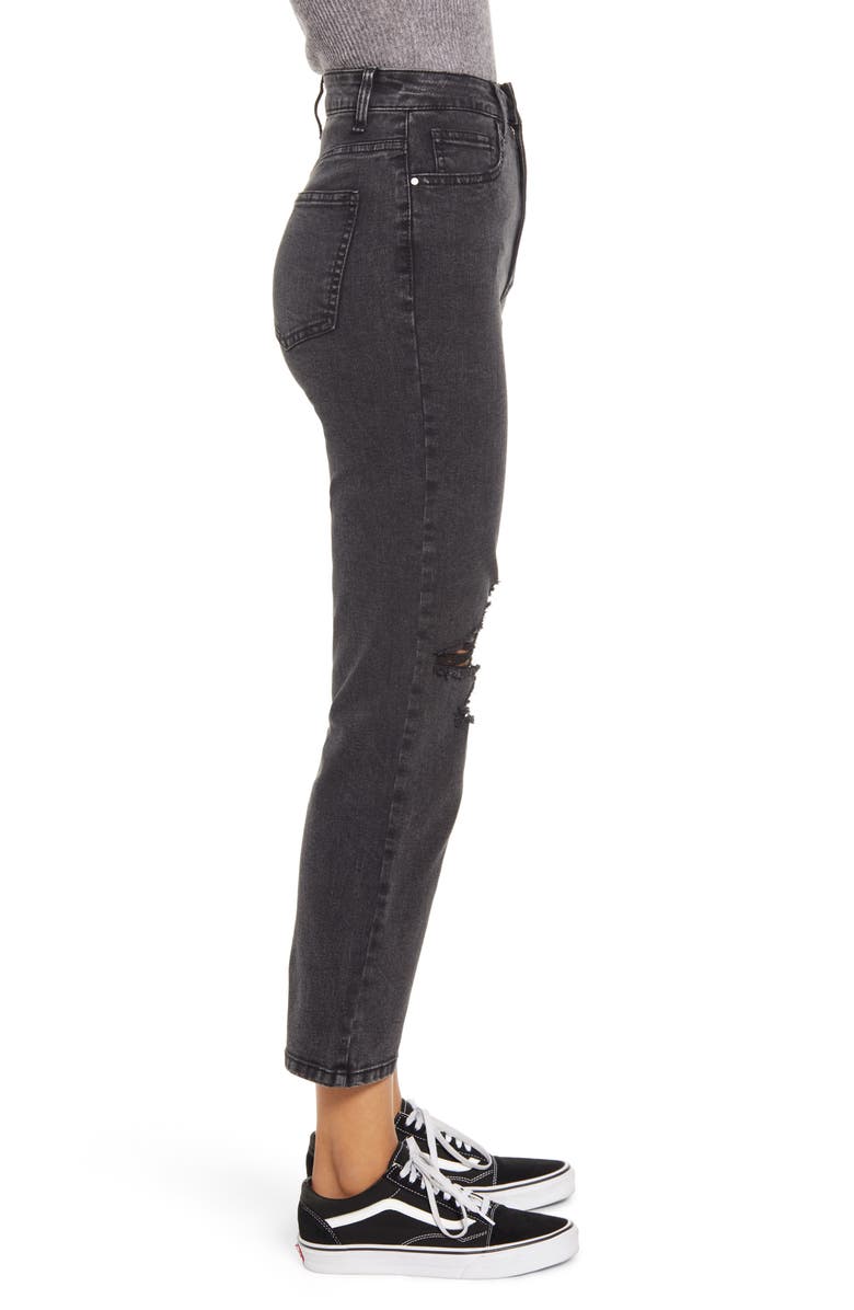 Tinsel Distressed Straight Leg Jeans, Alternate, color, 