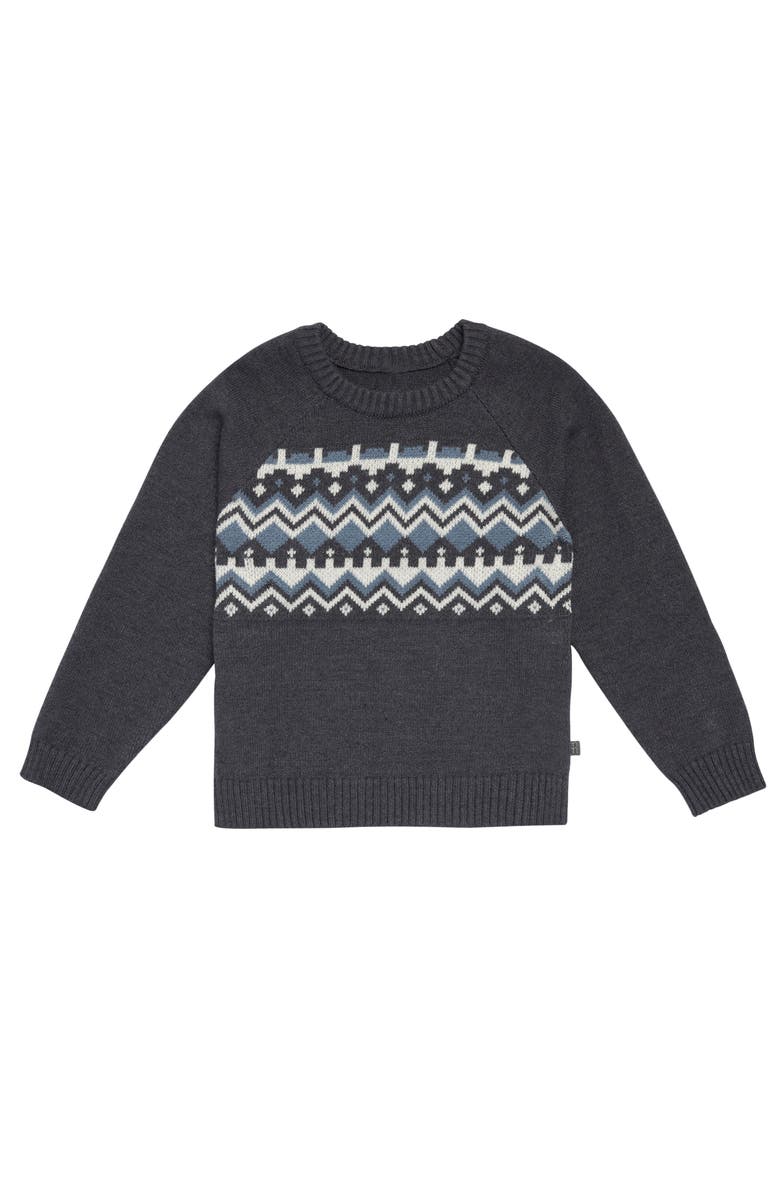Modern Moments<sup>™</sup> by Gerber Fair Isle Sweater, Main, color, Dark Grey