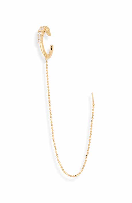 Cubic Zirconia Ear Cuff