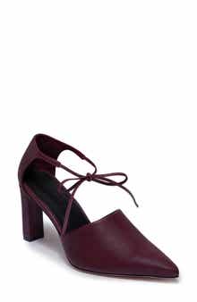 Bernardo Siena Ankle Tie Pointed Toe Pump