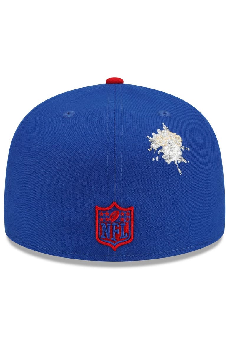 New Era x Staple Men's New Era Royal/Red New York Giants NFL x Staple Collection 59FIFTY Fitted Hat, Alternate, color, Royal