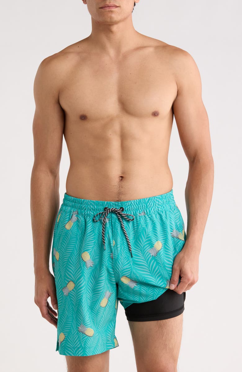 Hurley Pina Volley Swim Shorts, Alternate, color, Teal Tint