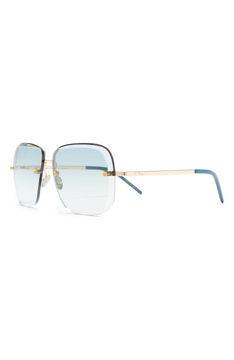 Pomellato 57mm Square Sunglasses, Alternate, color, 