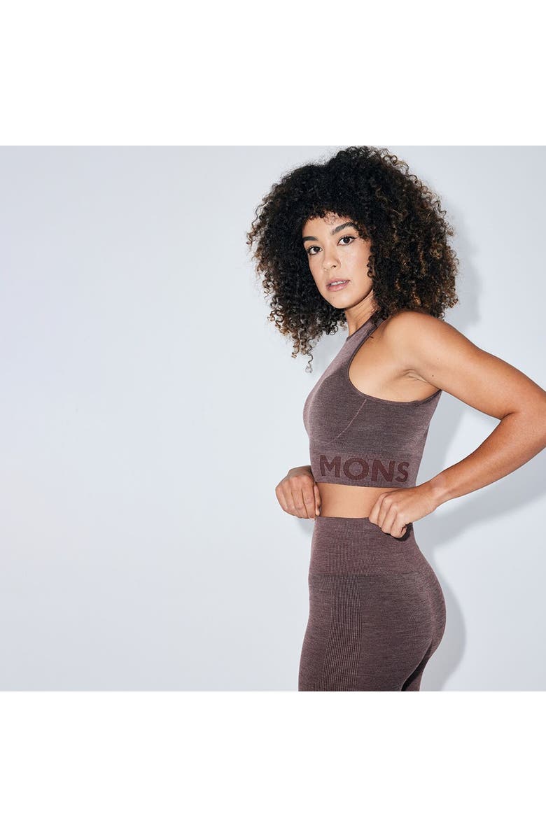 Mons Royale Solace Merino Seamless Short - Women's, Alternate, color, Henna