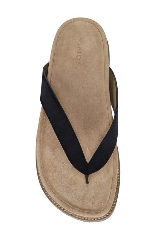 Vince Dali Flip Flop In Night Blue