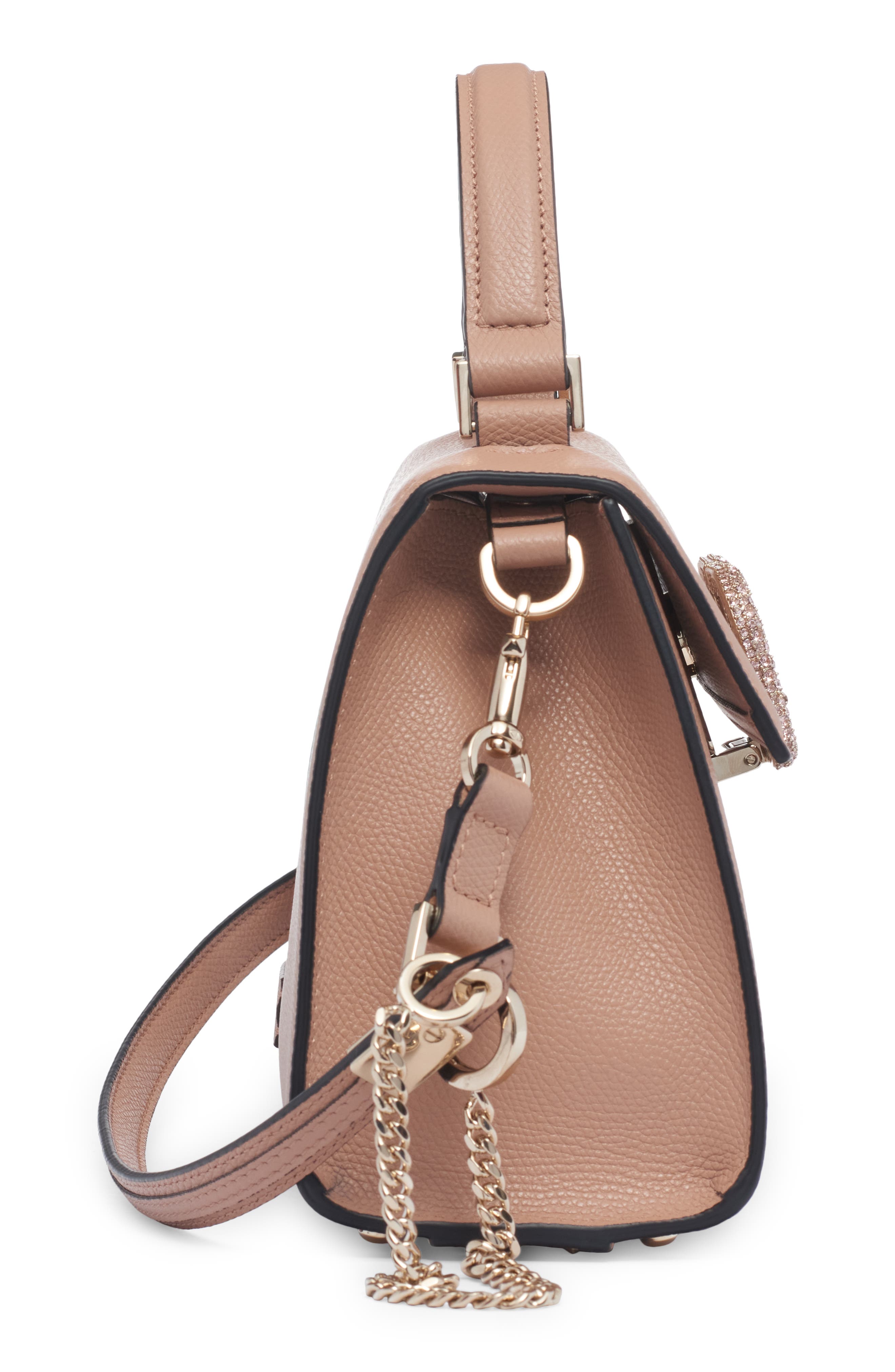 Valentino Garavani Small VSling Leather Top Handle Bag, Alternate, color, 