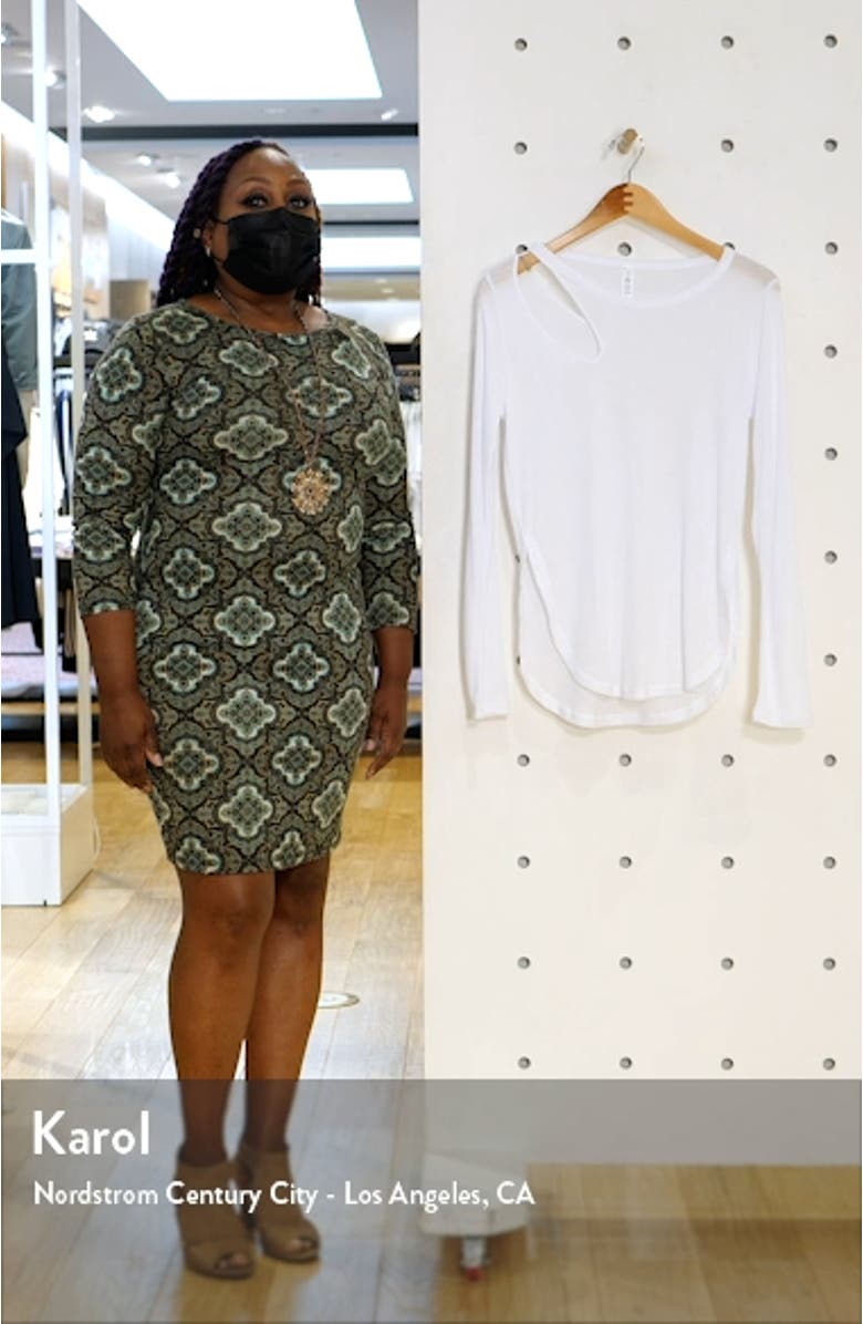 Peak Cutout Long Sleeve T-Shirt, sales video thumbnail