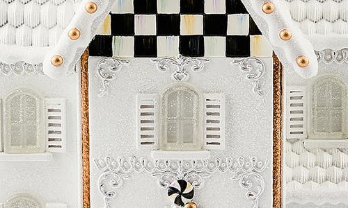 Mackenzie-childs Mackenzie Childs Gingerbread Illuminated Manor In White