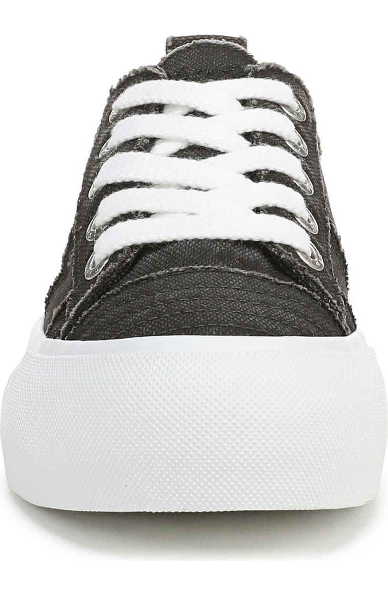 Blowfish Malibu Sadie Sun Embroidered Flower Platform Sneaker, Alternate, color, Black