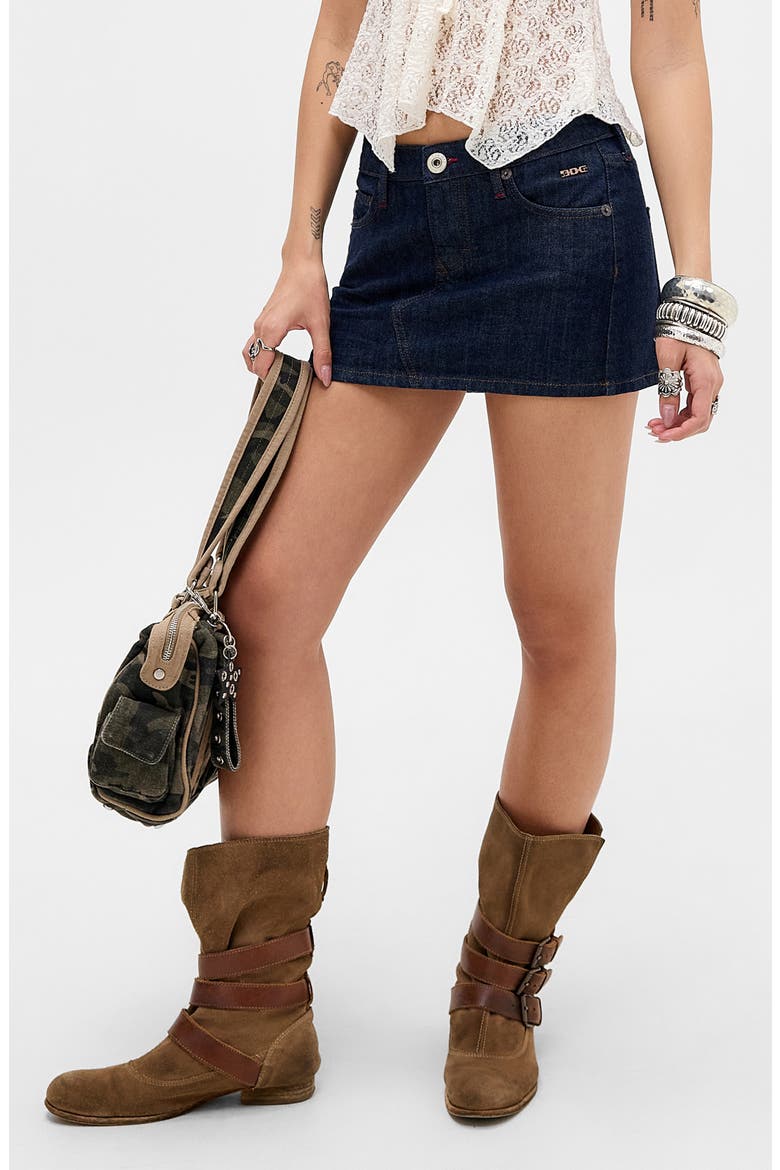 Ultra Denim Miniskirt, Main, color, RINSE