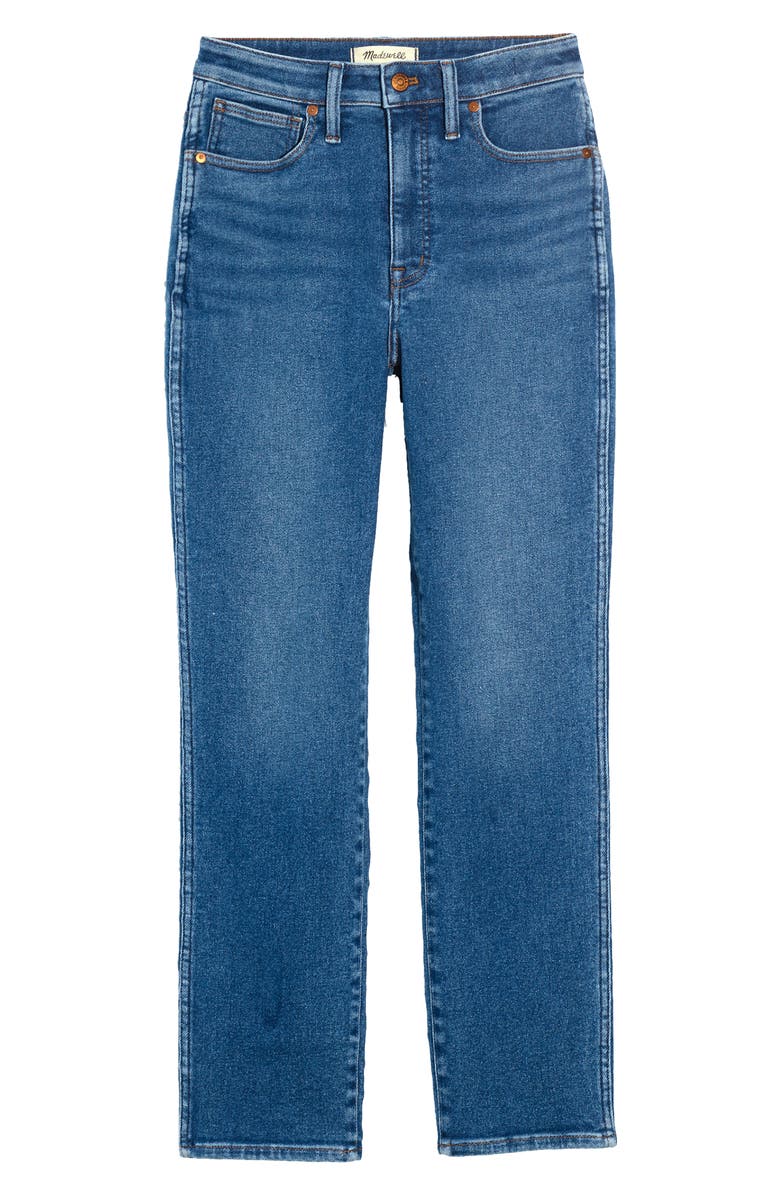 Madewell Curvy High Waist Ankle Stovepipe Jeans, Alternate, color,