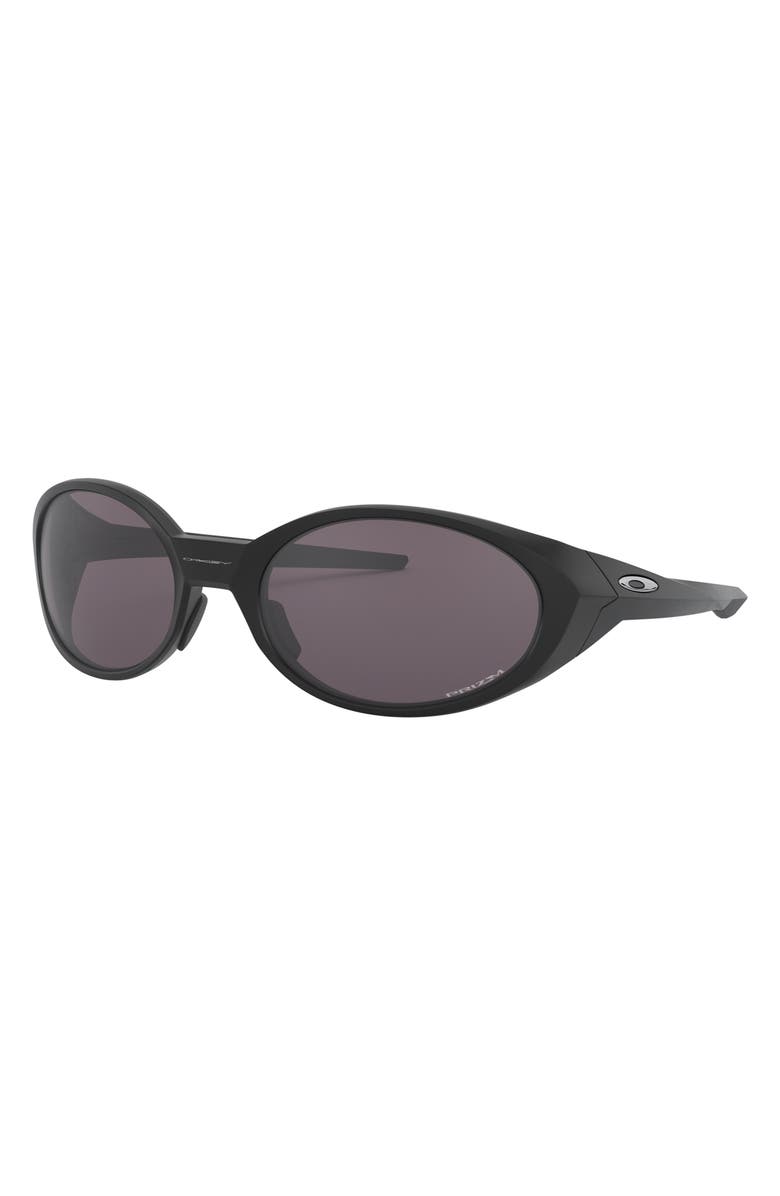 Oakley Eye Jacket Redux 58mm Prizm<sup>™</sup> Rectangular Sunglasses, Alternate, color, Black