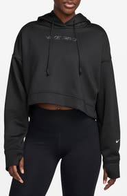 Nike Pro Therma-FIT Crop Fleece Hoodie