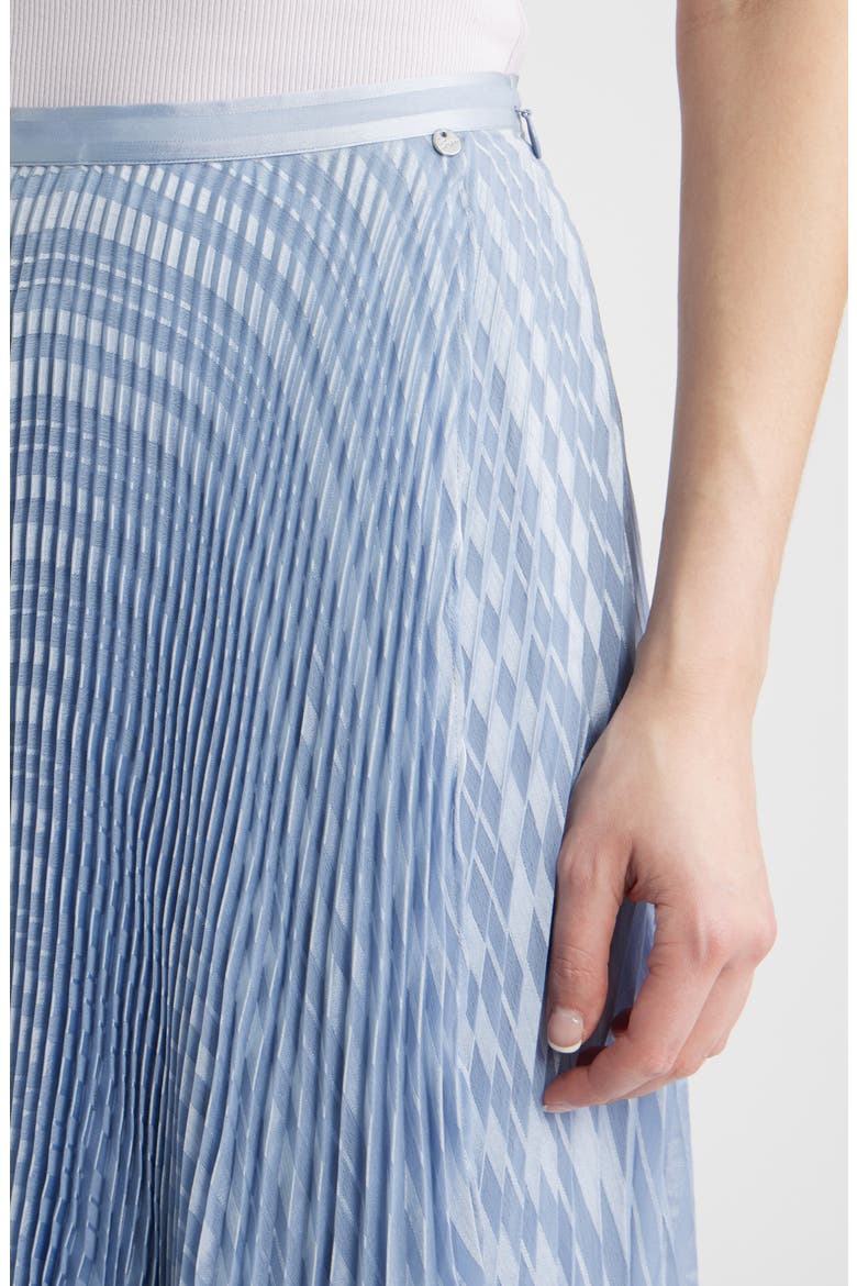 Vlantel Pleated Asymmetric Midi Skirt, Alternate, color, BT BU