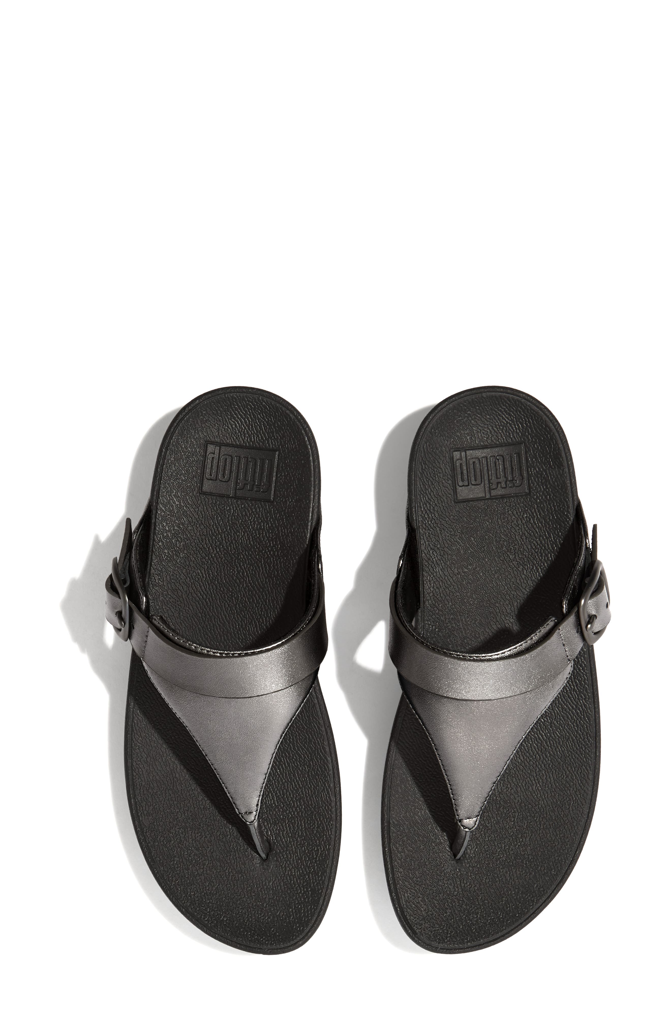 Lulu Flip Flop, Alternate, color, CLASSIC PEWTER MIX