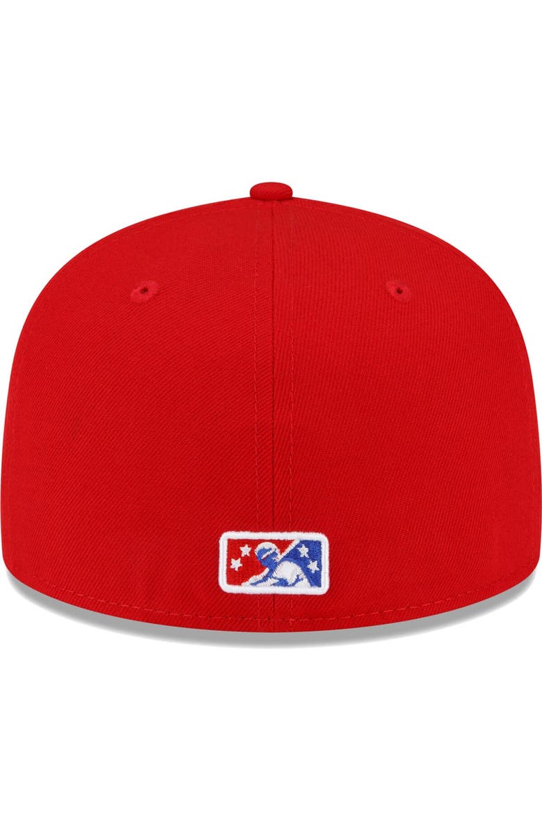 New Era Men's New Era Red Worcester Red Sox Copa De La Diversion 59FIFTY Fitted Hat, Alternate, color, Red