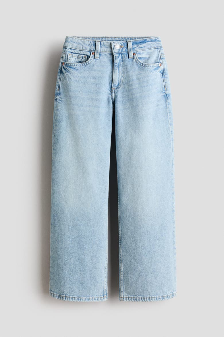 Willow Wide Leg Jeans, Alternate, color, Light denim blue