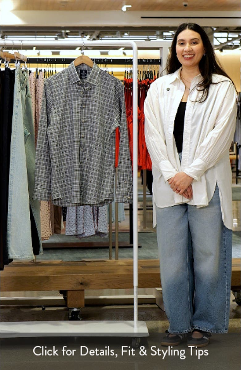 Warden Plaid Cotton Button-Down Shirt, sales video thumbnail