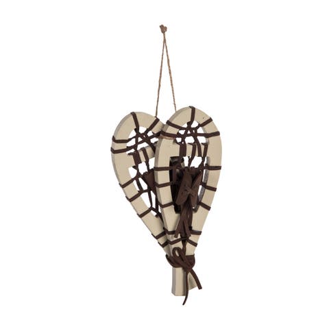 White Snowshoes Winter Sports Christmas Tree Ornament