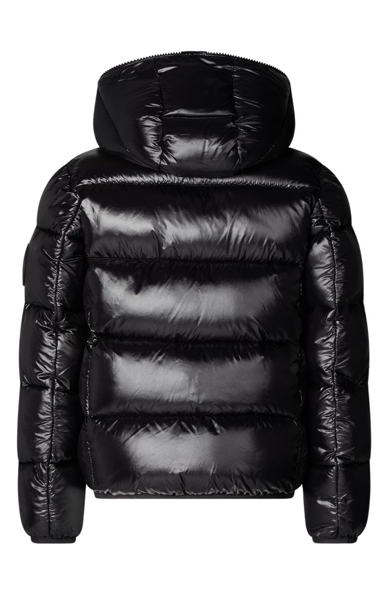 Save The Duck Kids' Short Hooded Puffer Jacket, Alternate, color, 