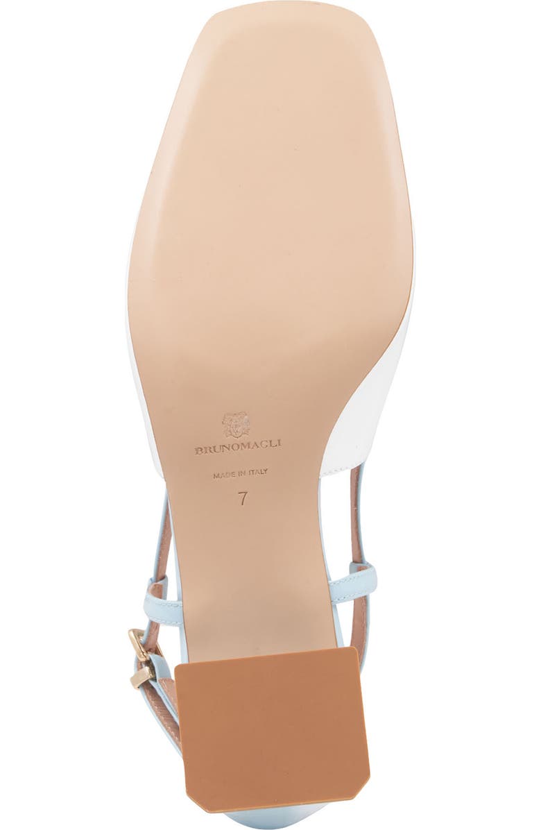 Bruno Magli Tasa Square Toe Slingback Pump, Alternate, color, Blue/ Light Blue Patent