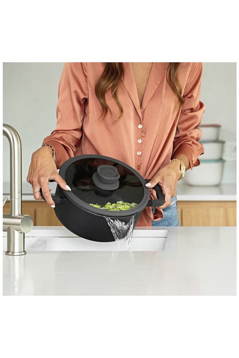 Leo Stone+ 5-Piece Specialty Pan Set, Alternate, color, BLACK