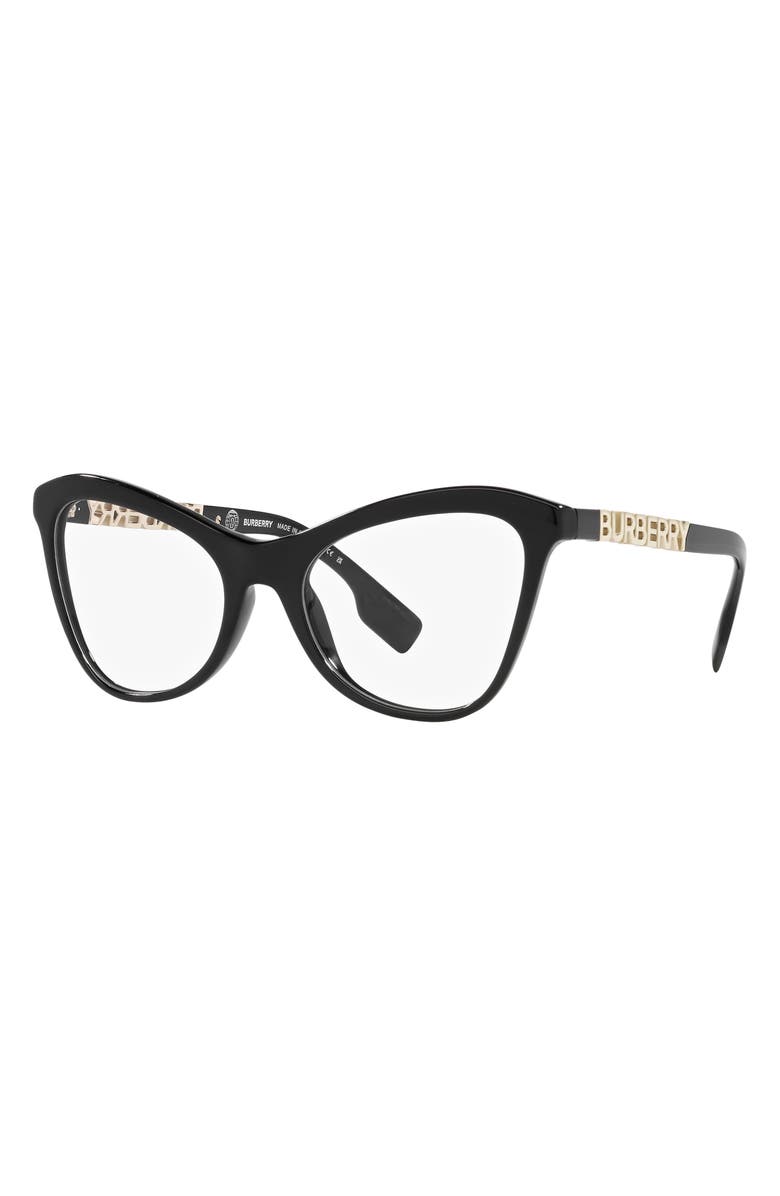 Burberry Angelica 54mm Cat Eye Optical Glasses, Alternate, color, 
