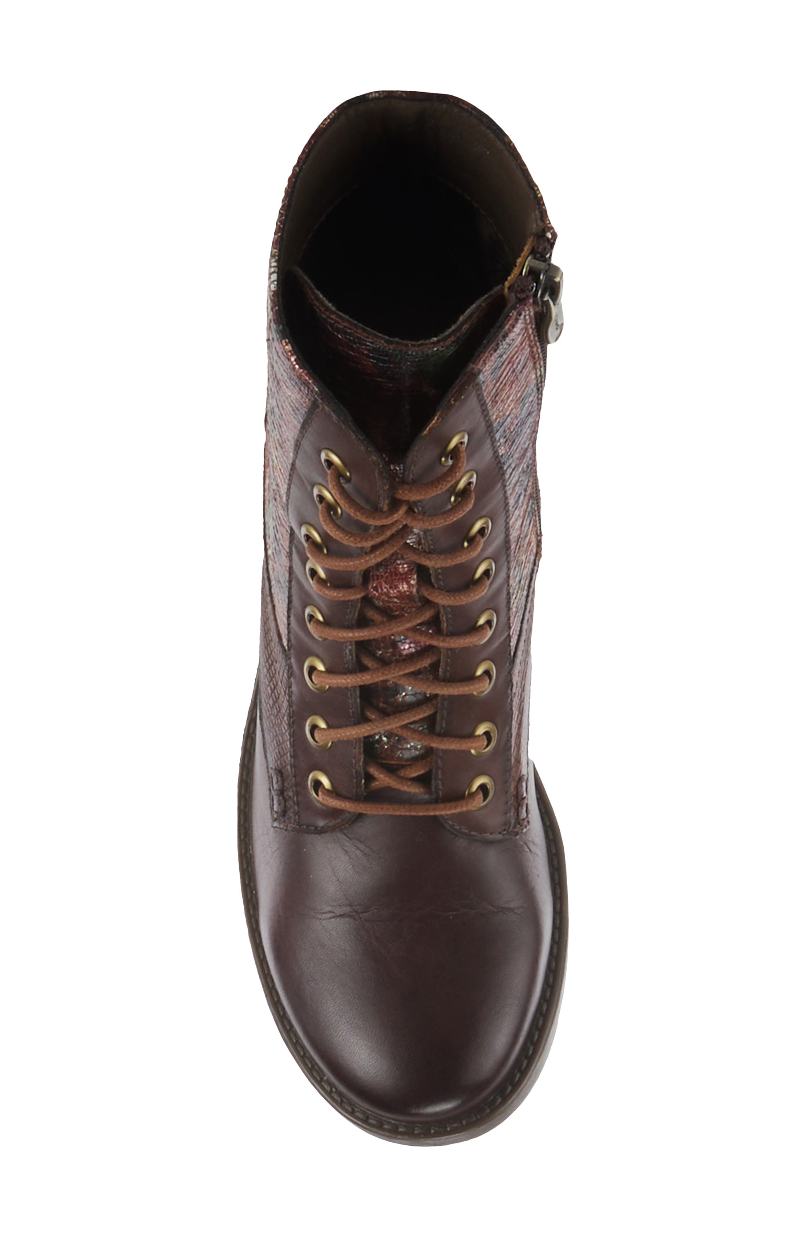 L'Artiste by Spring Step Marty-Met Bootie, Alternate, color, Brown Multi