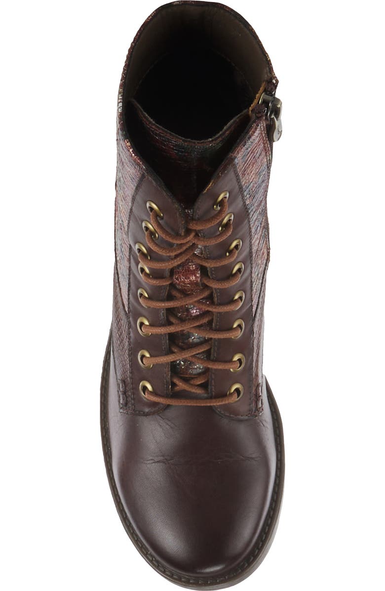 L'Artiste by Spring Step Marty-Met Bootie, Alternate, color, Brown Multi