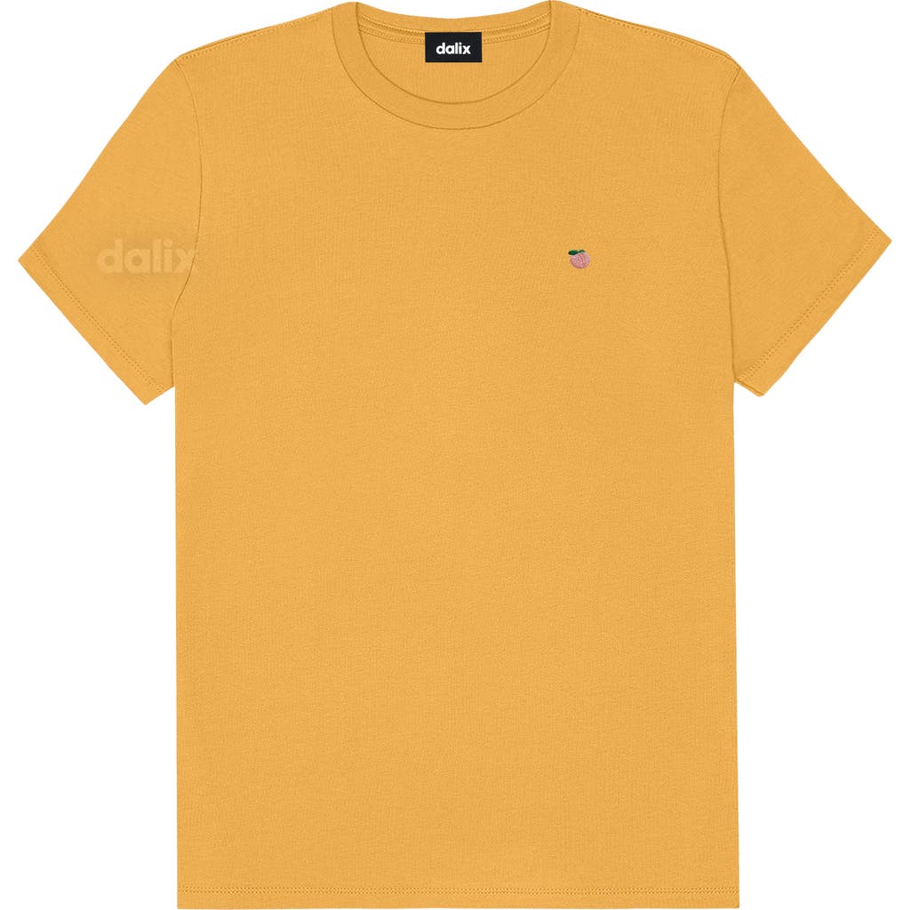 Dalix Womens Lil Peach Jersey Tee In Yellow