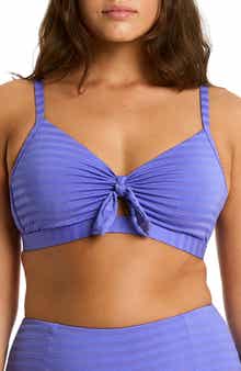 Sea Level Capri Tie Front DD- & E-Cup Bikini Top