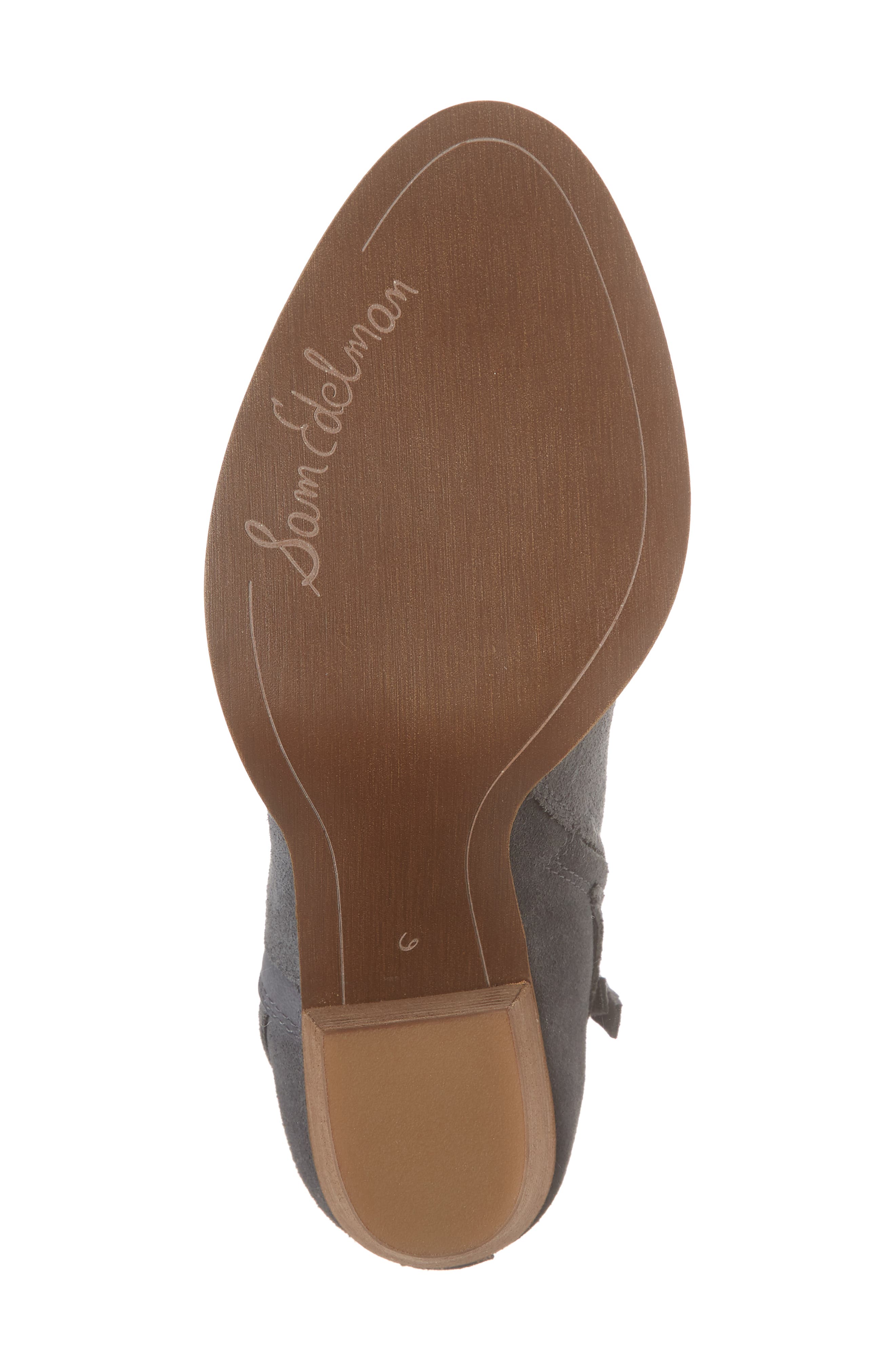Maurine Bootie, Alternate, color, STONE BLUE SUEDE