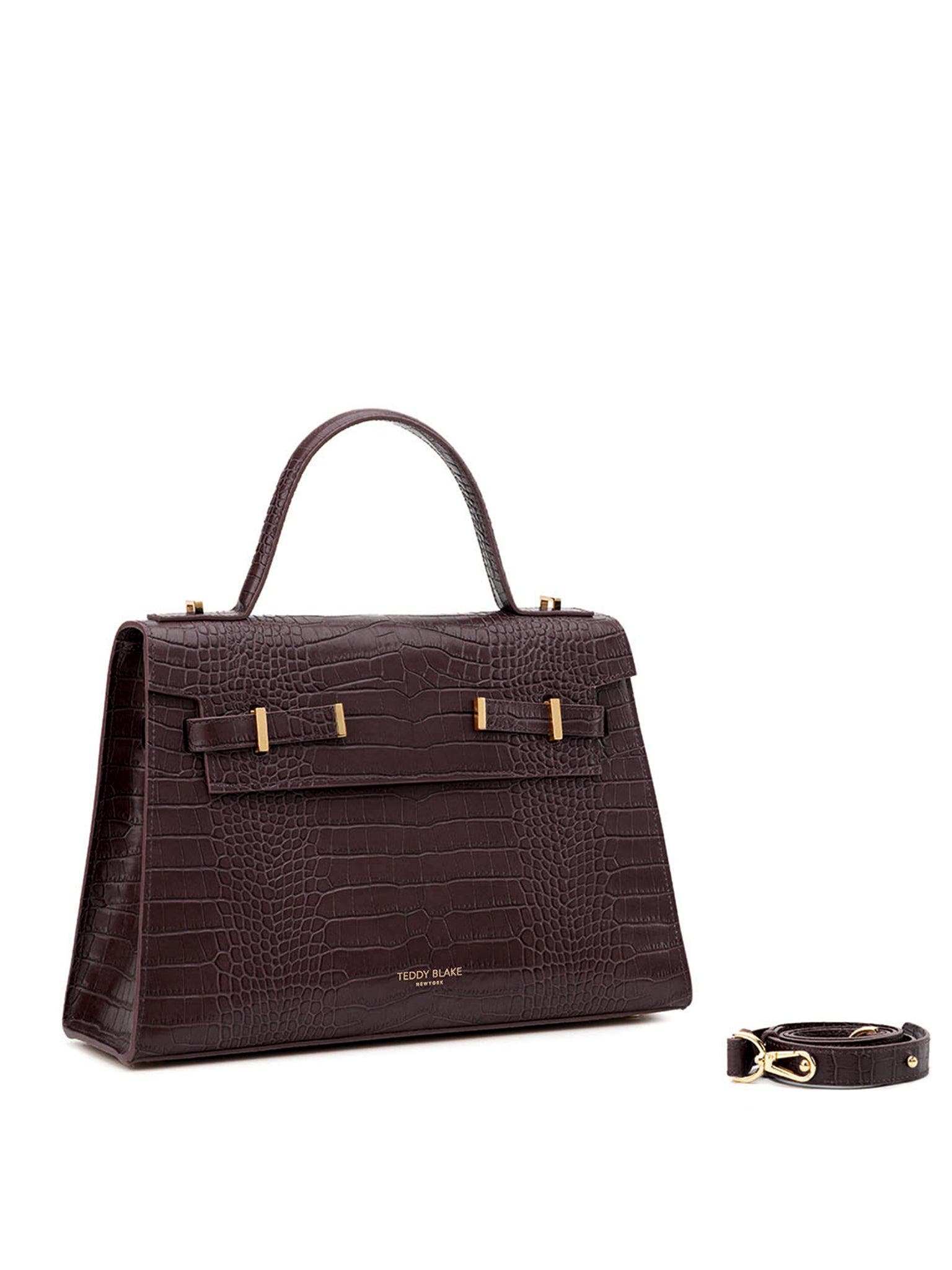 Teddy Blake Ava Croco  14", Alternate, color, Darkbrown