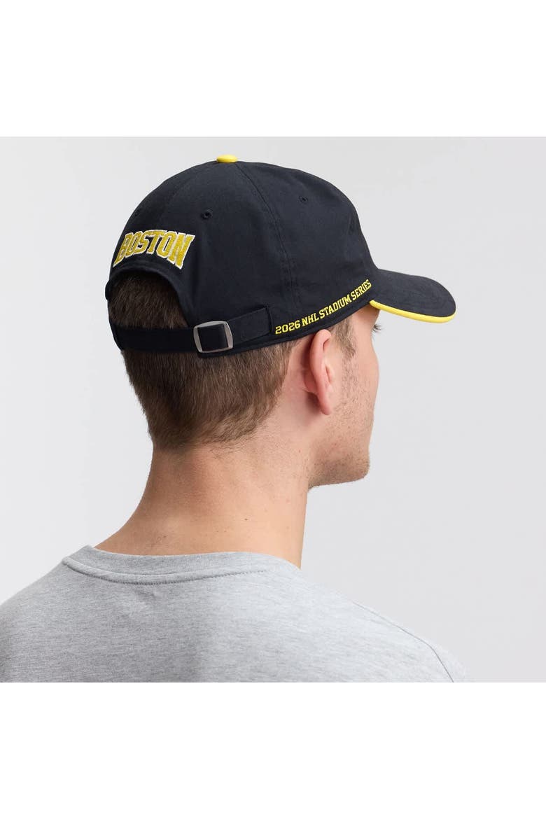 Men's Fanatics  Black Boston Bruins 2026 NHL Stadium Series Authentic Pro Adjustable Hat, Alternate, color, Black