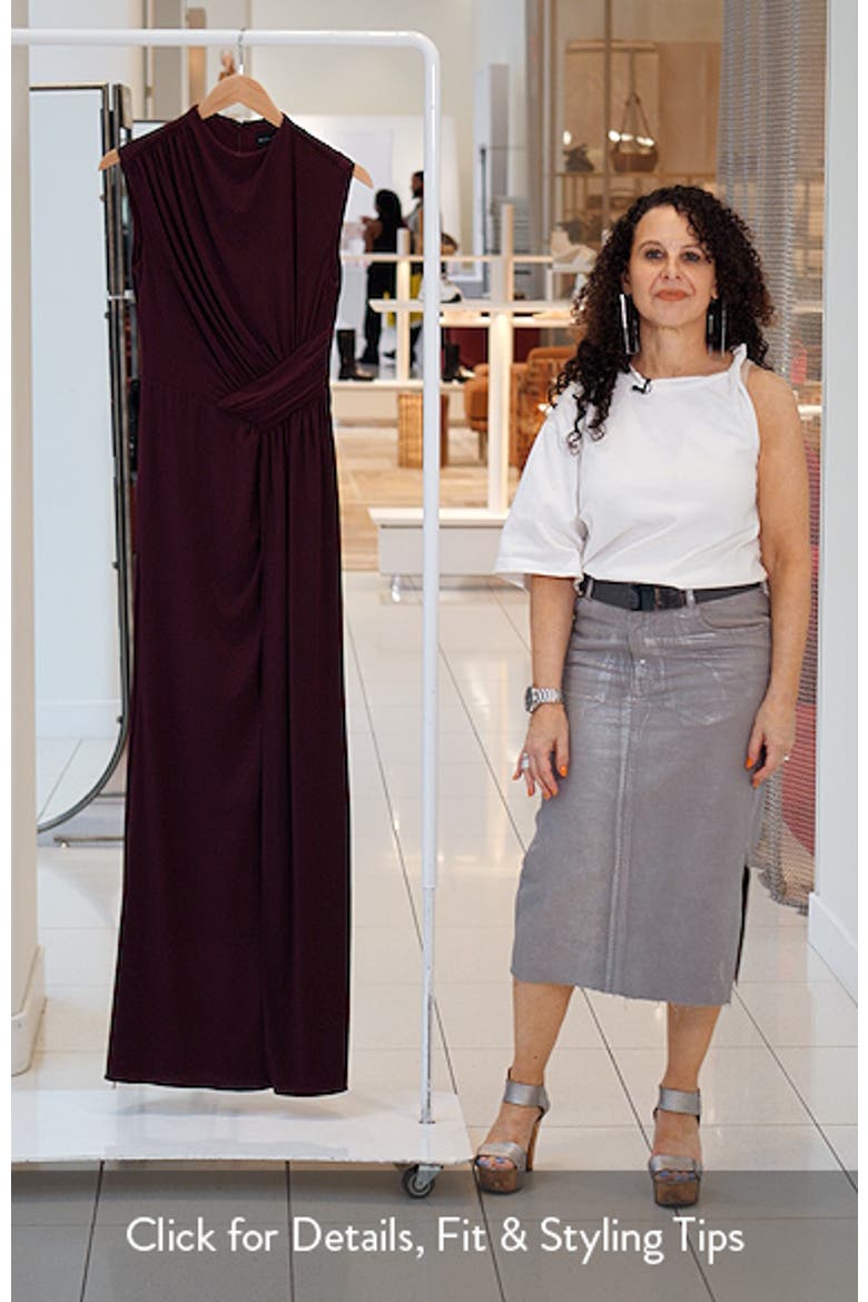 Ruched Knit Gown video