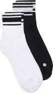 Zella Sport Assorted 2-Pack Quarter Socks