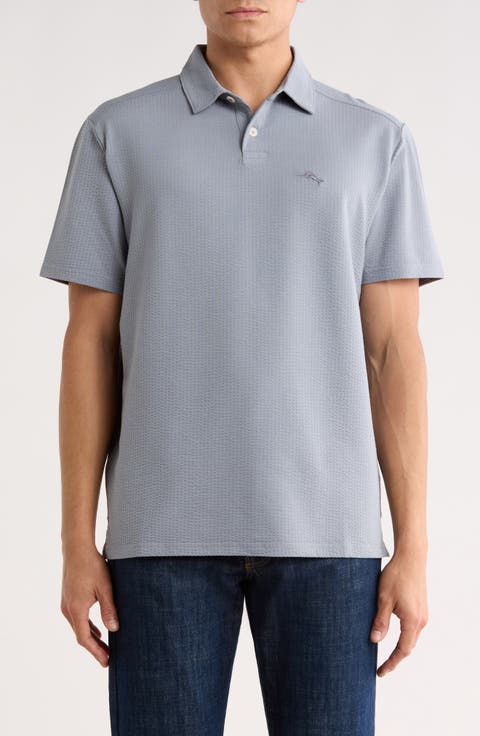 Pucker Waves Knit Polo