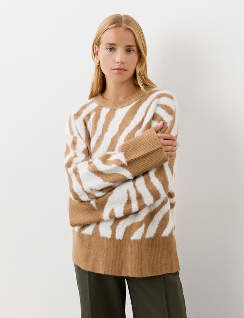 Finery London Tully Animal Print Knitted Jumper
