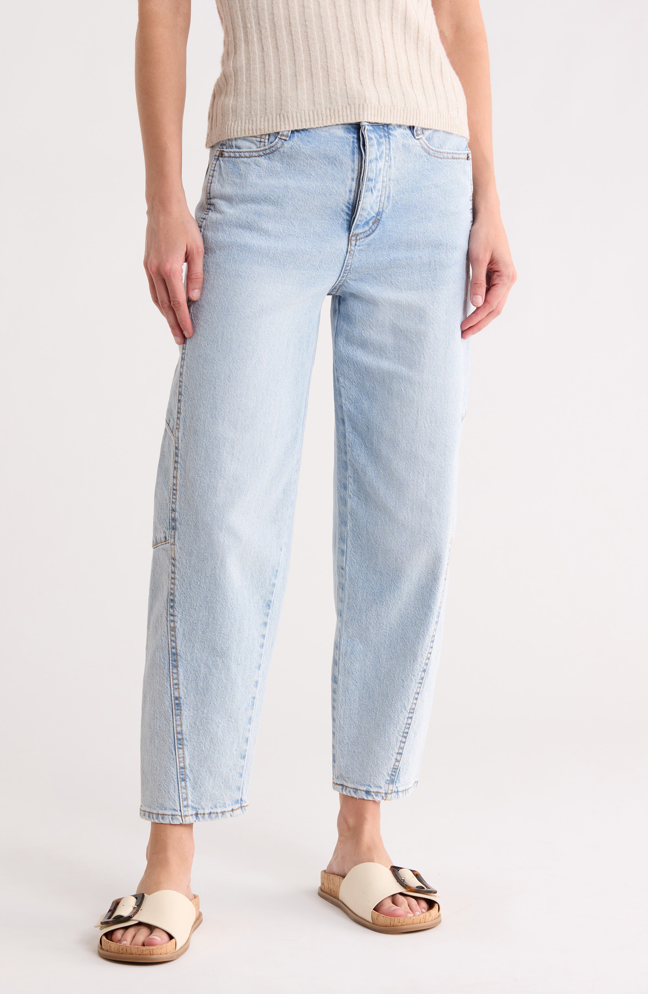 Brant High Waist Crop Barrel Jeans - image 3