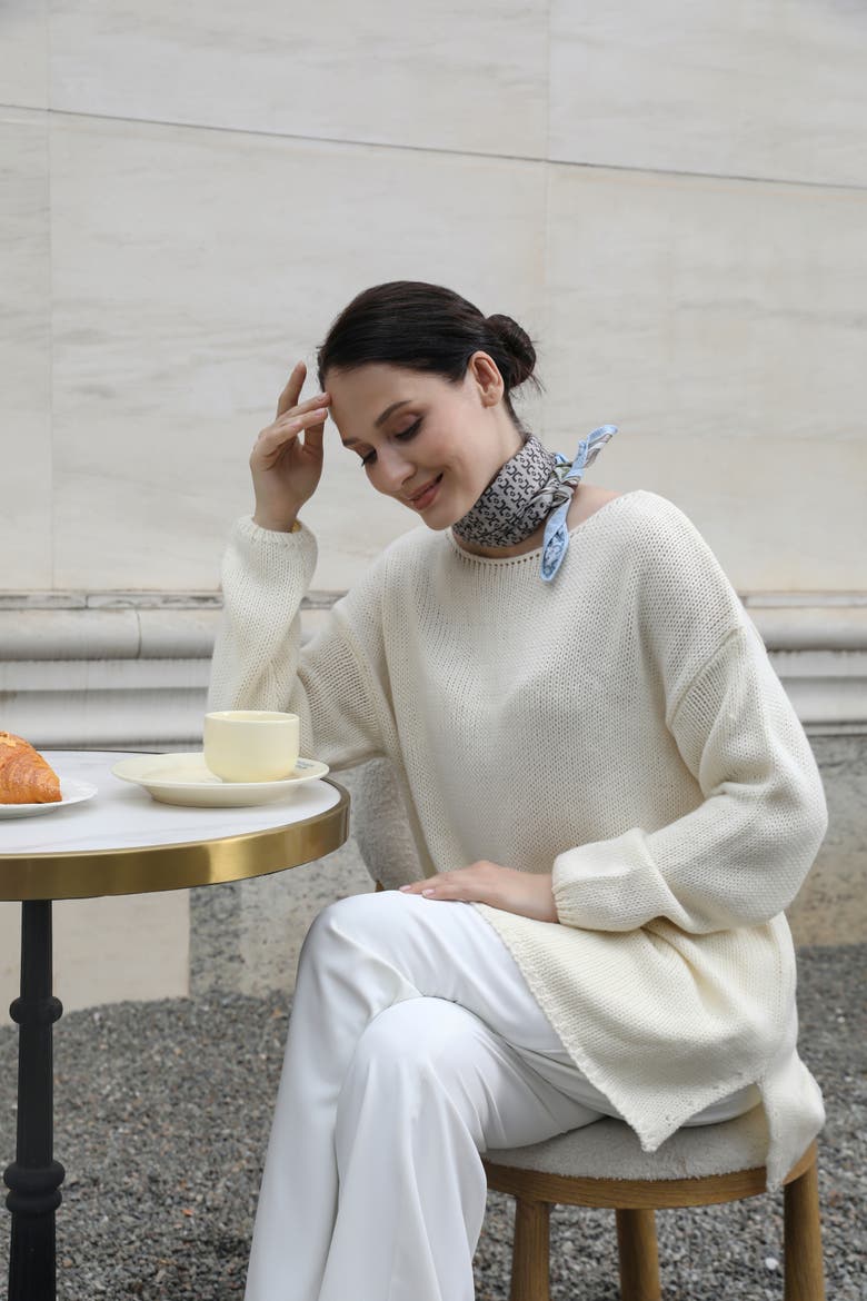 The Juniper Scarf, Alternate, color, Grey