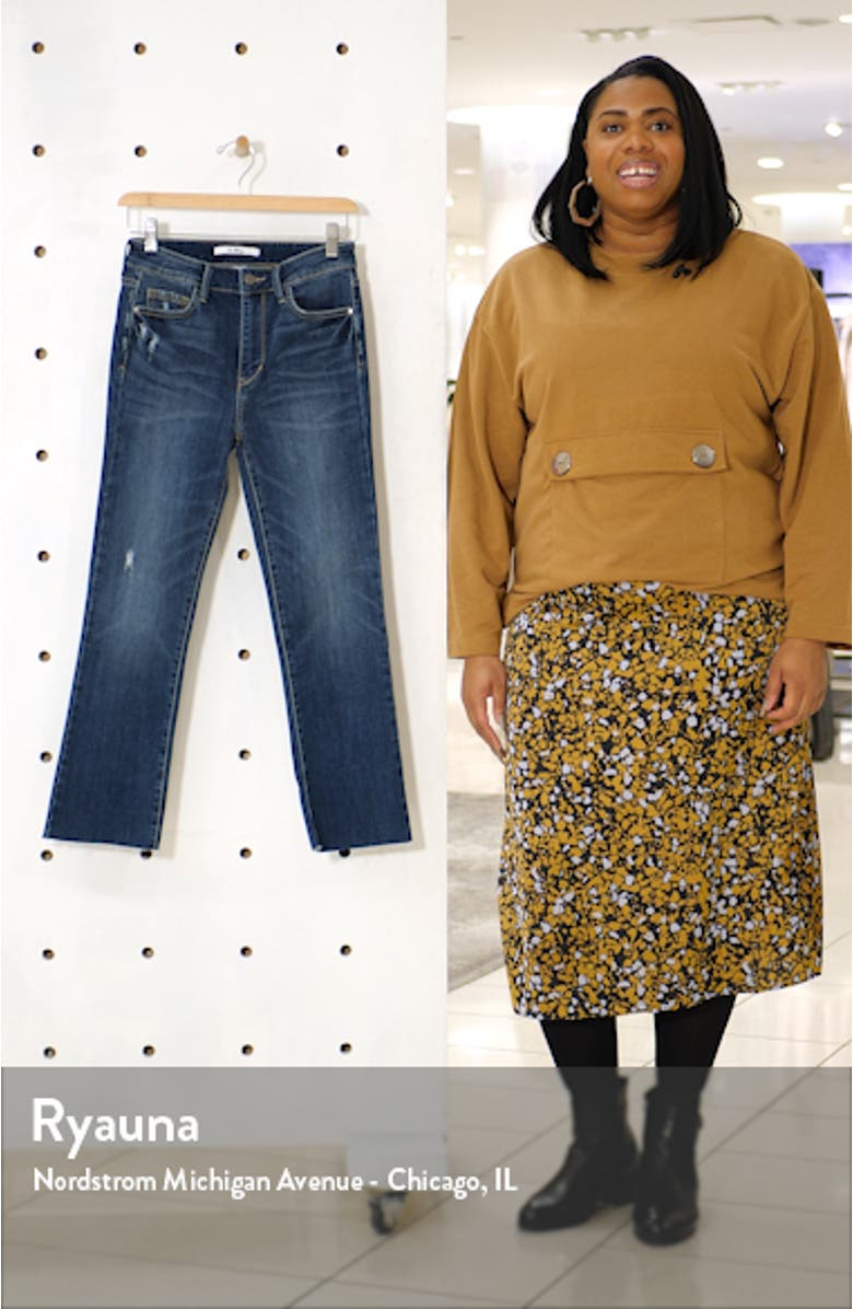 The Stiletto High Waist Crop Bootcut Jeans, sales video thumbnail